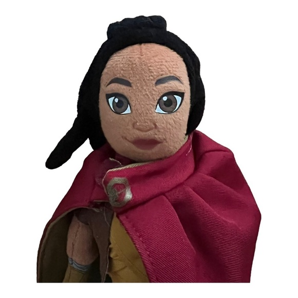 Disney Official Raya And The Last Dragon Heroine Girl Doll w Cape Plush Toy - Picture 3 of 7